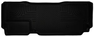 Ford F450 Floor Mat - Rear - Husky Liners - WeatherBeater - Black - `11-`15